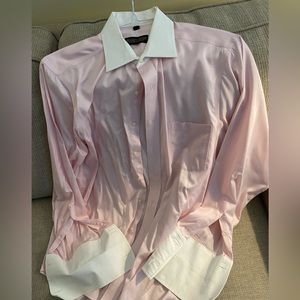Donald Trump French cuff dress shirt (16.5” - 34/35), like new shape
